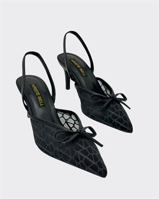 Özel Dokulu Transparan Tasarım Stiletto