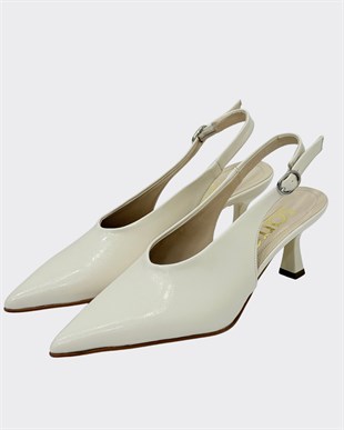 Özel V Kesim 7 Cm Rahat Topuklu Tasarım Stiletto
