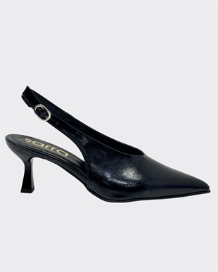 Özel V Kesim 7 Cm Rahat Topuklu Tasarım Stiletto