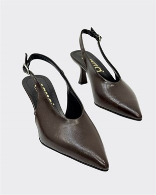 Özel V Kesim 7 Cm Rahat Topuklu Tasarım Stiletto