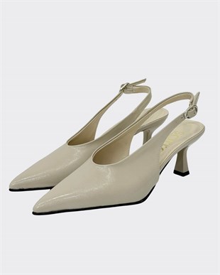 Özel V Kesim 7 Cm Rahat Topuklu Tasarım Stiletto