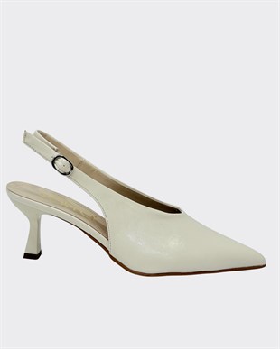 Özel V Kesim 7 Cm Rahat Topuklu Tasarım Stiletto