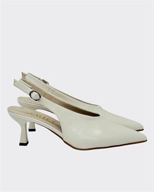 Özel V Kesim 7 Cm Rahat Topuklu Tasarım Stiletto