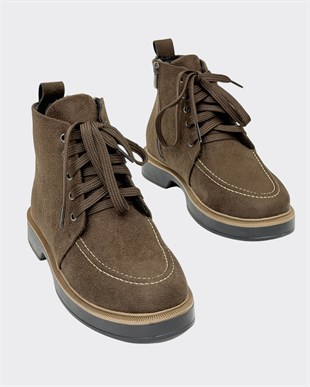 Pantolan Boy 3 Cm Tabanlı Bağçıklı Bot
