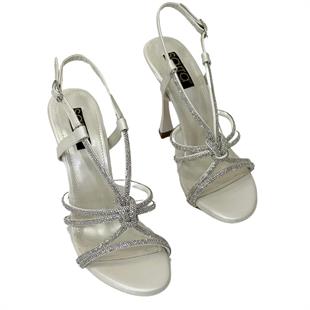 Platform Tabanlı Büzgü Tek Bantlı Ayakkabı