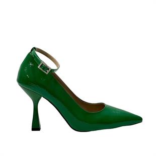 Rugan Bilekten Bağlamalı 9 Cm Topuklu Stiletto