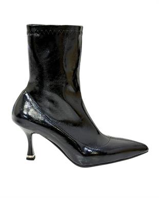 Streç 7 Cm Rahat Topuklu Stiletto Bot