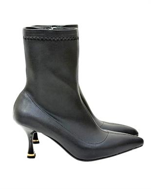 Streç 7 Cm Rahat Topuklu Stiletto Bot