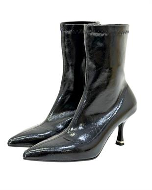 Streç 7 Cm Rahat Topuklu Stiletto Bot