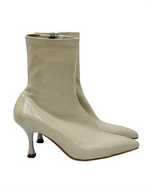 Streç 7 Cm Rahat Topuklu Stiletto Bot