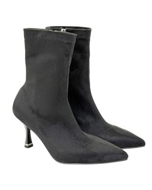 Streç 7 Cm Rahat Topuklu Stiletto Bot