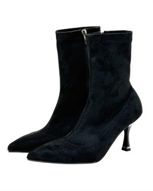 Streç 7 Cm Rahat Topuklu Stiletto Bot