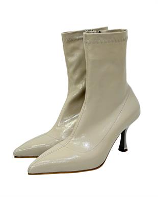 Streç 7 Cm Rahat Topuklu Stiletto Bot