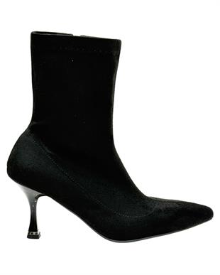 Streç 7 Cm Rahat Topuklu Stiletto Bot