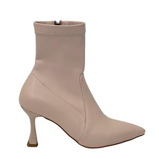 Streç 8 Cm Rahat Topuklu Stiletto Bot