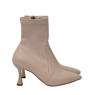 Streç 8 Cm Rahat Topuklu Stiletto Bot