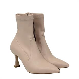 Streç 8 Cm Rahat Topuklu Stiletto Bot