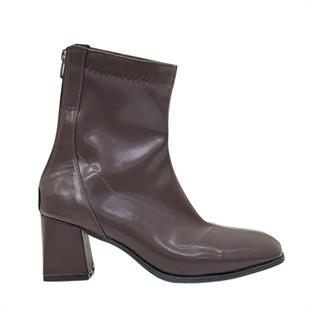 Streç Kalın Topuklu Bot