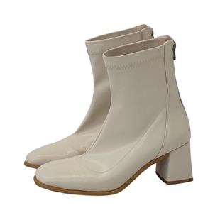 Streç Kalın Topuklu Bot