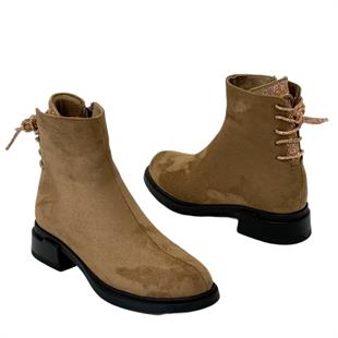 Taş Detaylı Süet Bot