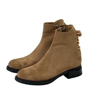 Taş Detaylı Süet Bot