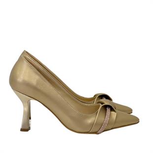 Taş Detaylı Tasarım 9 Cm Topuklu Klasik Stiletto