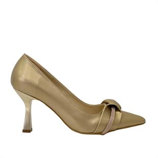 Taş Detaylı Tasarım 9 Cm Topuklu Klasik Stiletto