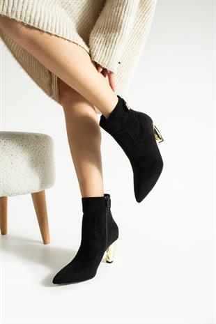 Tasarım Topuklu 8 Cm Topuklu Bot