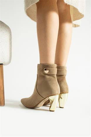 Tasarım Topuklu 8 Cm Topuklu Bot