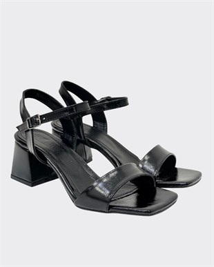 Tek Bant 6 Cm Rahat Topuklu Ayakkabı