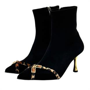 Toka Detaylı Rahat Stiletto Bot