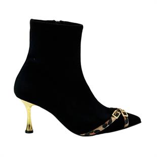 Toka Detaylı Rahat Stiletto Bot