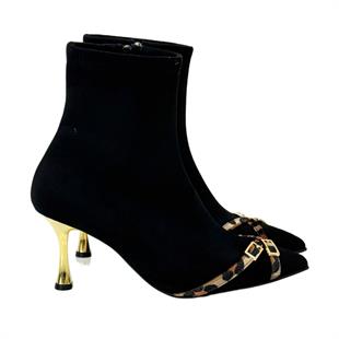 Toka Detaylı Rahat Stiletto Bot