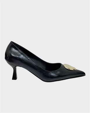 Toka Tasarımlı 6 Cm Rahat Topuklu Stiletto