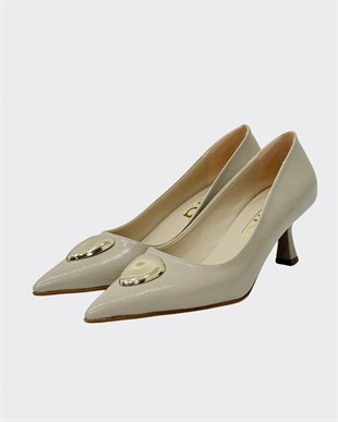 Toka Tasarımlı 6 Cm Rahat Topuklu Stiletto