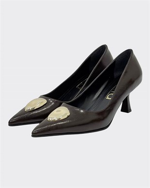 Toka Tasarımlı 6 Cm Rahat Topuklu Stiletto
