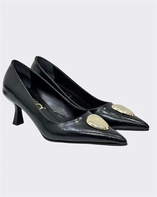 Toka Tasarımlı 6 Cm Rahat Topuklu Stiletto