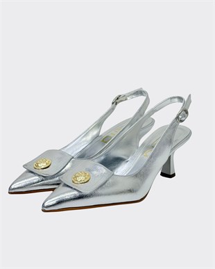 Toka Tasarımlı 7 Cm Rahat Topuklu Stiletto