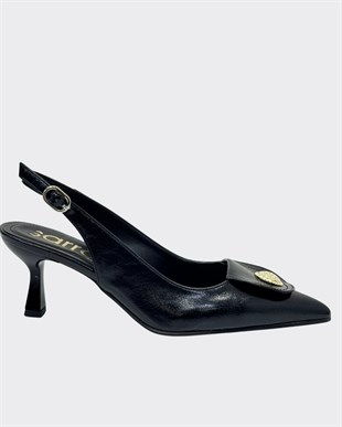 Toka Tasarımlı 7 Cm Rahat Topuklu Stiletto