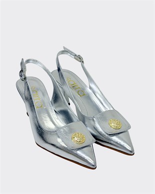 Toka Tasarımlı 7 Cm Rahat Topuklu Stiletto