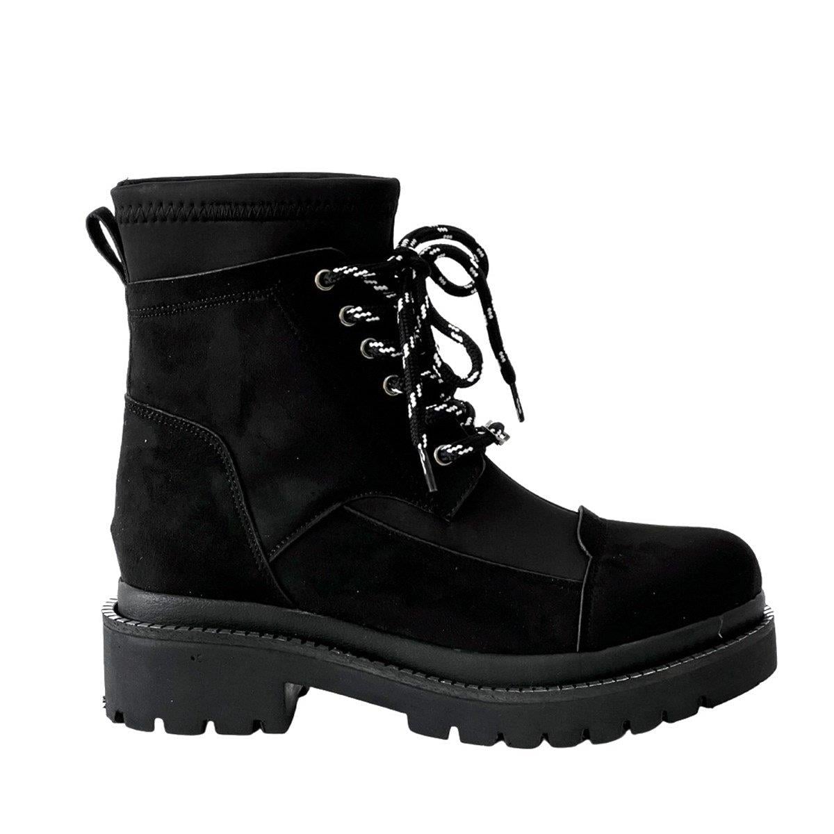 5 Cm Kalın Tabanlı Bağcıklı Bot