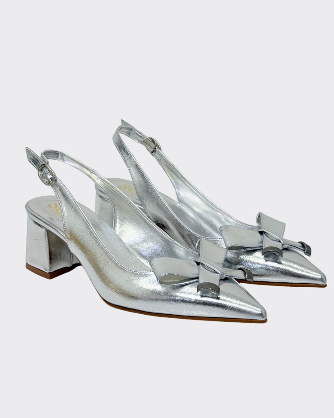 6 Cm Özel Rahat Topuklu Tasarım Tokalı Stiletto