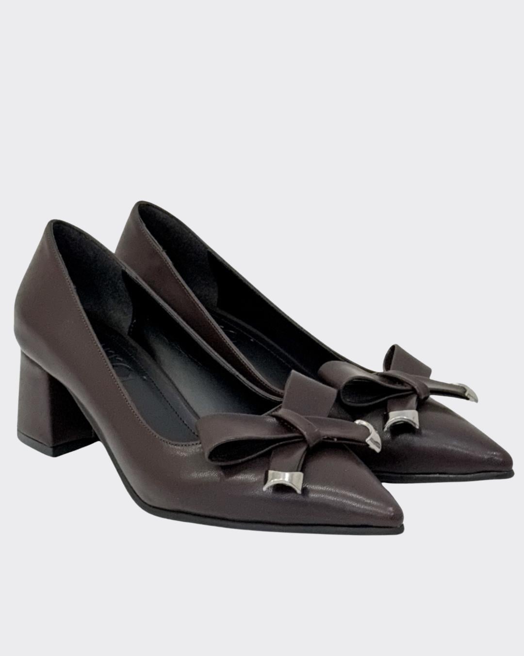 6 Cm Özel Rahat Topuklu Tasarım Tokalı Stiletto