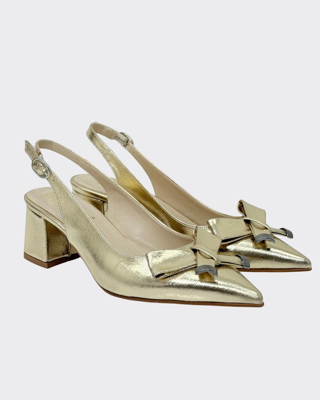 6 Cm Özel Rahat Topuklu Tasarım Tokalı Stiletto