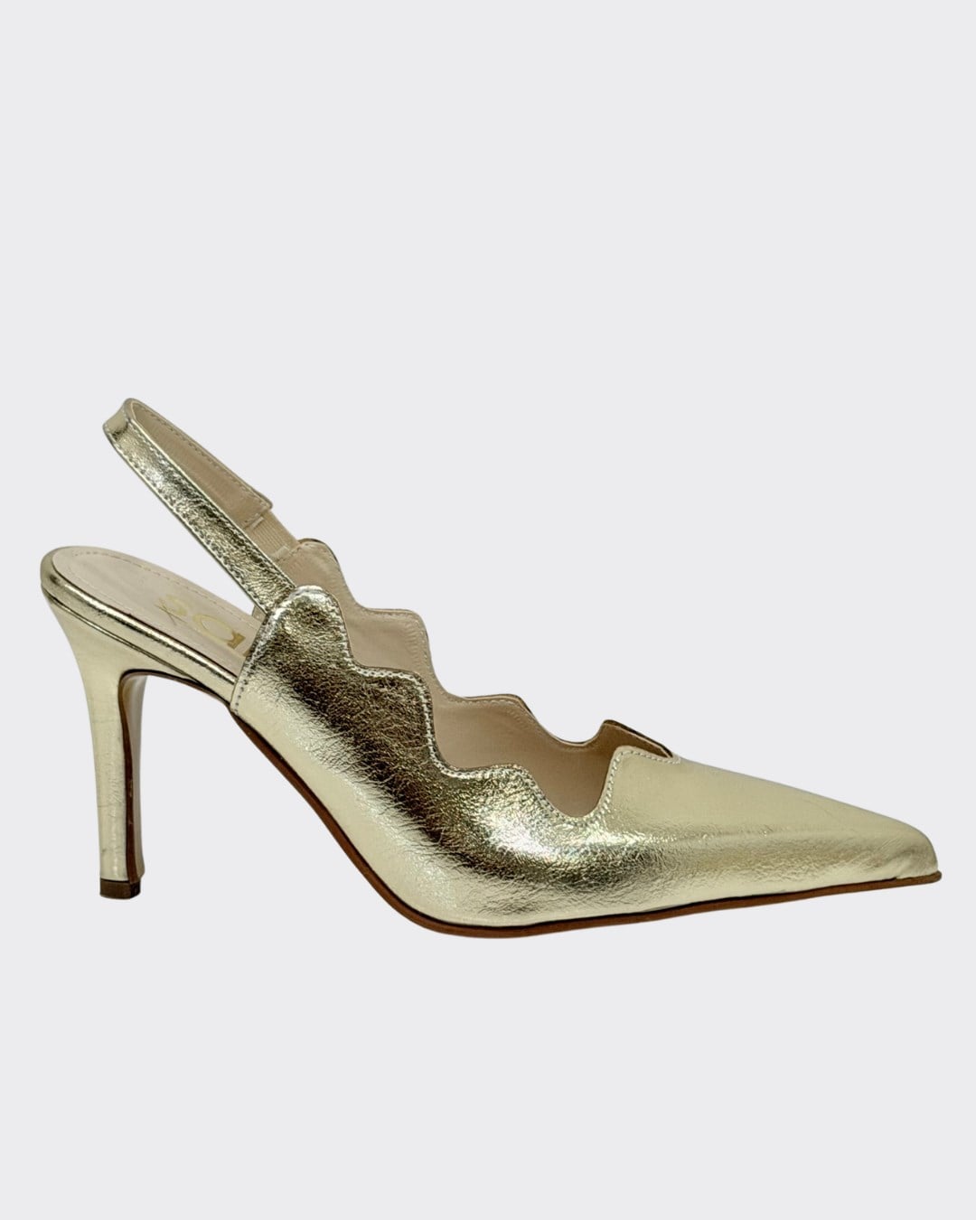 Asimetrik Kesimli 10 Cm Rahat Topuklu Stiletto