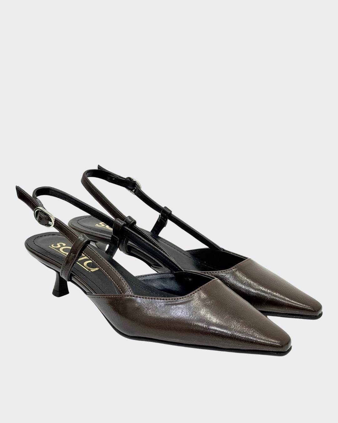 Fındık Topuk Sade 5 Cm Rahat Topuklu Stiletto