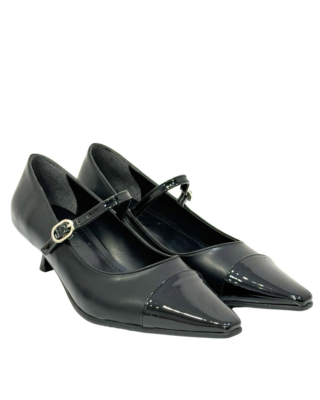 Fındık Topuk Tek Bant Tasarımlı  Rahat Stiletto