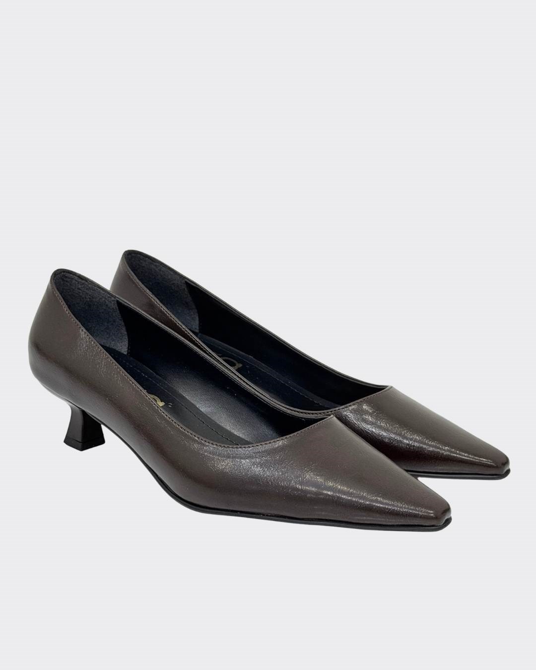 Fındık Topuklu Tasarımlı Sade Rahat Stiletto