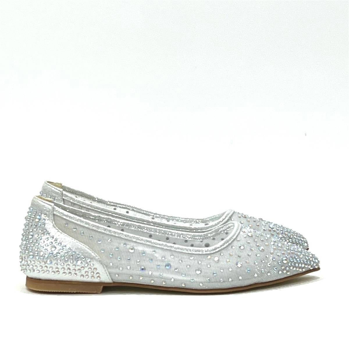 Gümüş Taş İşlemeli Babet