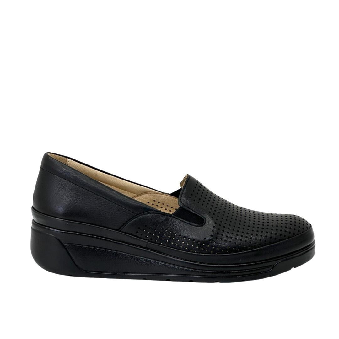 Hakiki Delikli Deri Ortopedik Tabanlı Ayakkabı